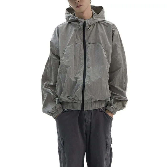 ★as''on★WOODY WINDBREAKER / GRAY★正規品/韓国送料込 楽天市場】正規品【 XU oversized windbreaker 】 エックスユー