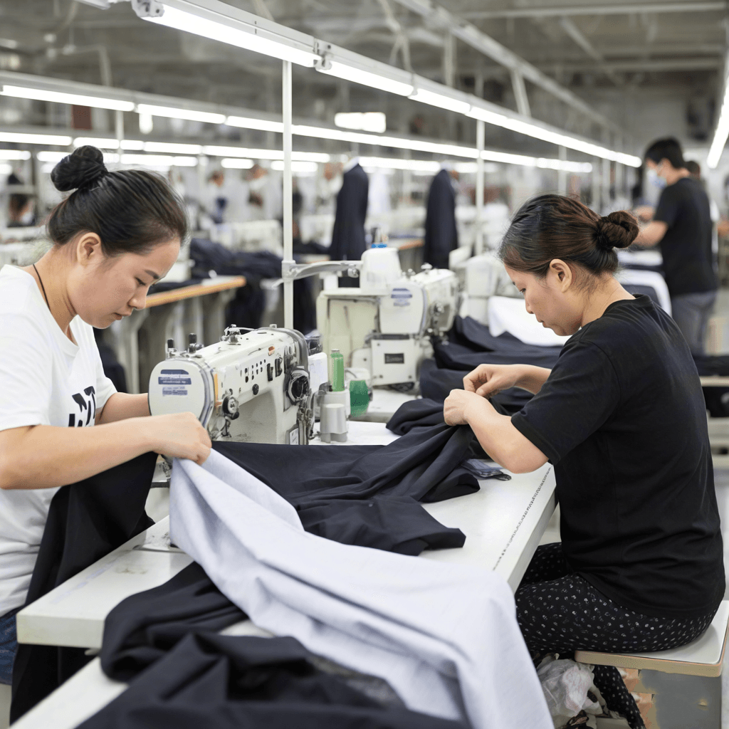 YUDI clothing quality inspection process real shot