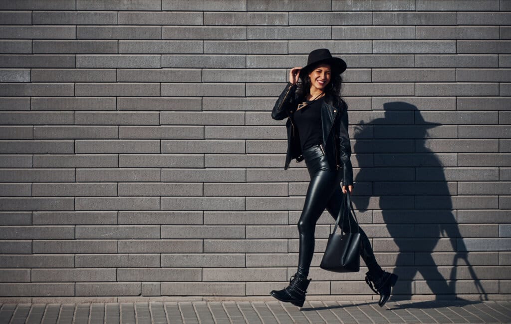 YUDI Leather Pants