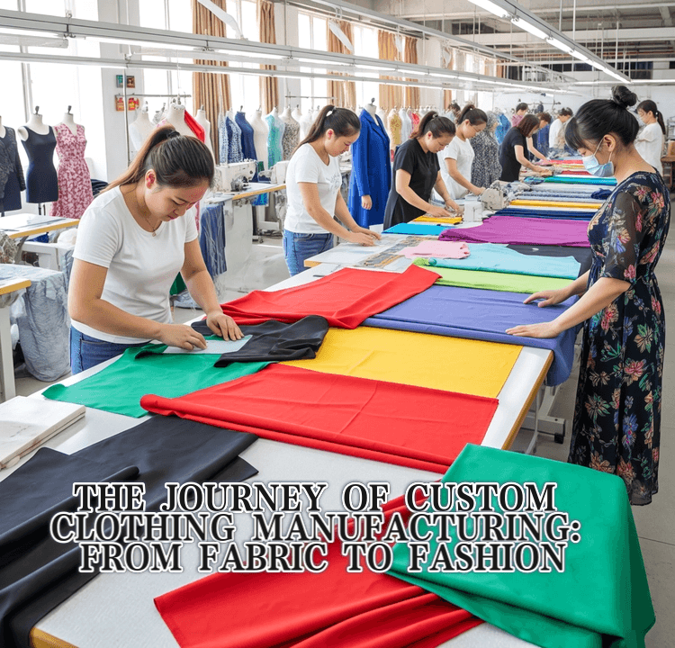 The Journey of Custom Clothing Manufacturing From Fabric to Fashion