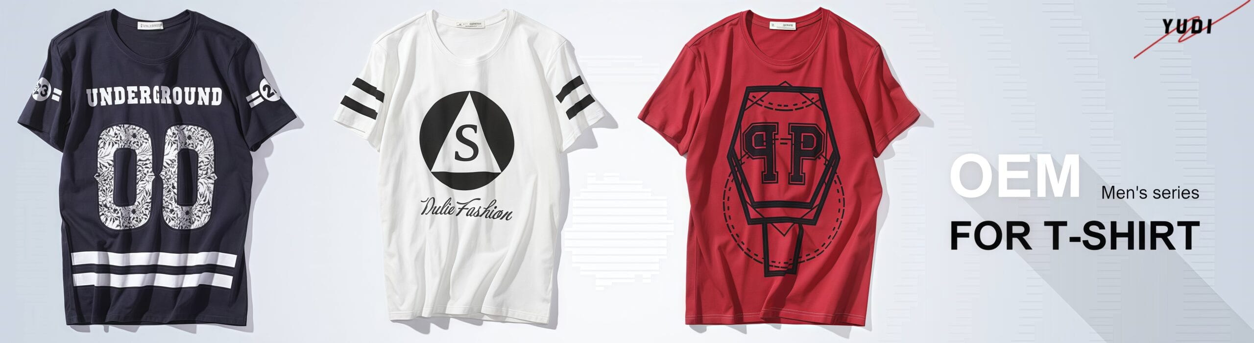 A T-shirt themed banner image possibly featuring T-shirts in diverse styles and colors or a promotional setting related to T-shirts