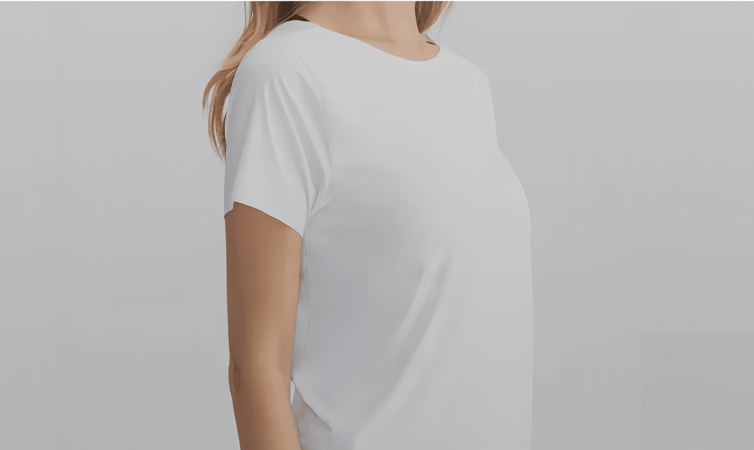 Two t-shirts highly recommended by a t-shirt manufacturer in a promotional display